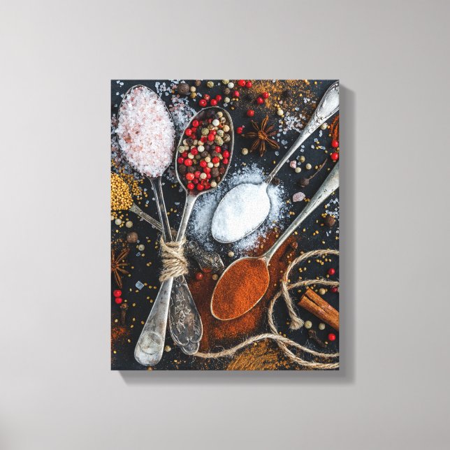 Impressão Em Tela Spice Kitchen Wall Art (Frente)