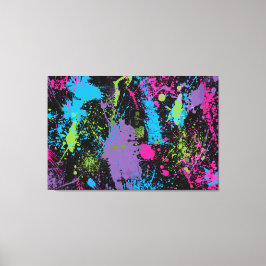 Impressão Em Tela Splatter