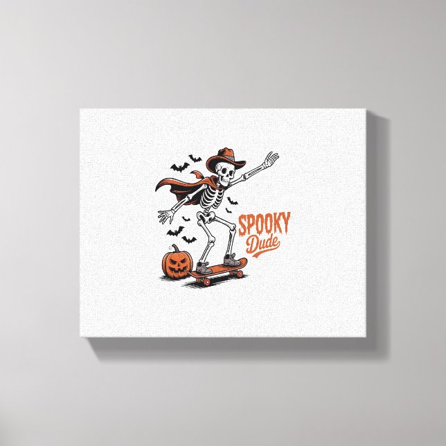 Impressão Em Tela Spooky Dude Spooky (Frente)