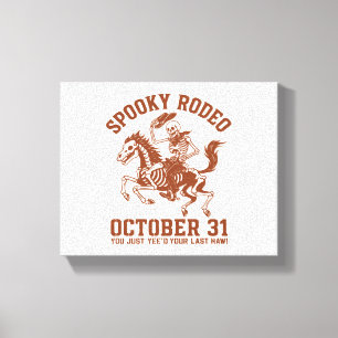 Impressão Em Tela Spooky Rodeo Halloween 31 de outubro