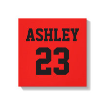 Sports Jersey Number e Name Red Personalizados