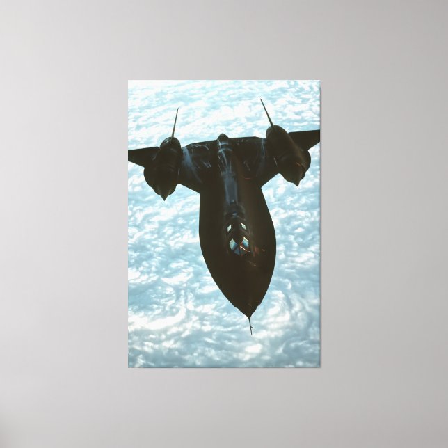 Impressão Em Tela SR-71 PRETO 40x60 (Frente)