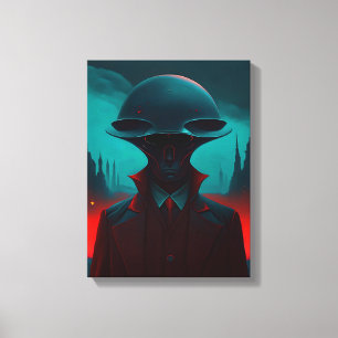 Impressão Em Tela Sr. Alien