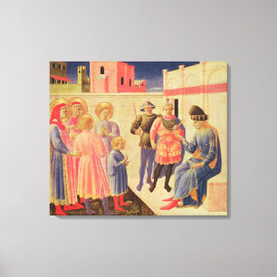 Impressão Em Tela SS. Cosmas e Damian antes de Diocletian