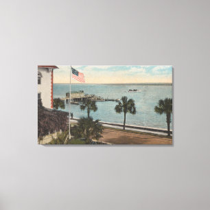 Impressão Em Tela St Augustine, FL - vista da baía de Matanzas &