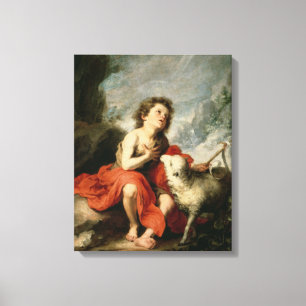 Impressão Em Tela St John o baptista como uma criança, c.1665