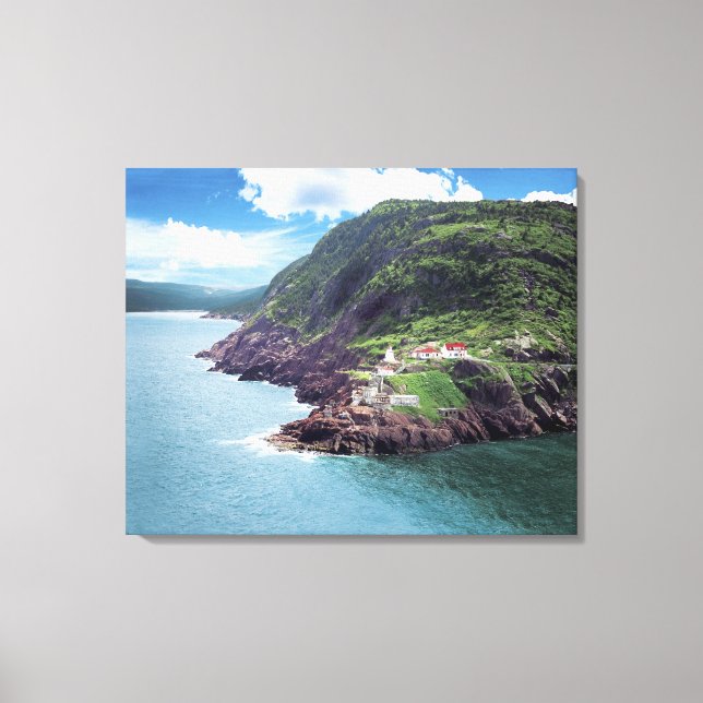 Impressão Em Tela St. John's, Terra Nova, Canadá, Forte histórico (Frente)
