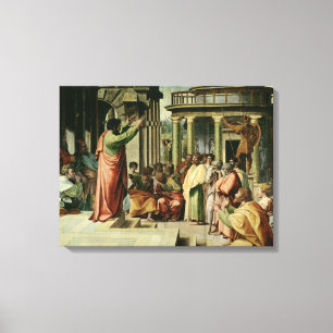 Impressão Em Tela St Paul que Preaching em Atenas (desenhos animados