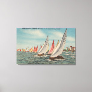 Impressão Em Tela St Petersburg, FL - ideia da regata do relâmpago