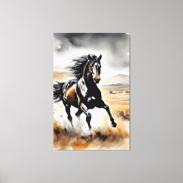 Impressão Em Tela Stallion in Full Stride