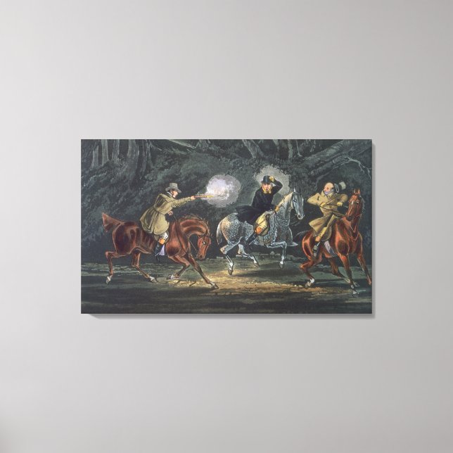 Impressão Em Tela Stand and Deliver, aquicultura por E. Duncan (Frente)