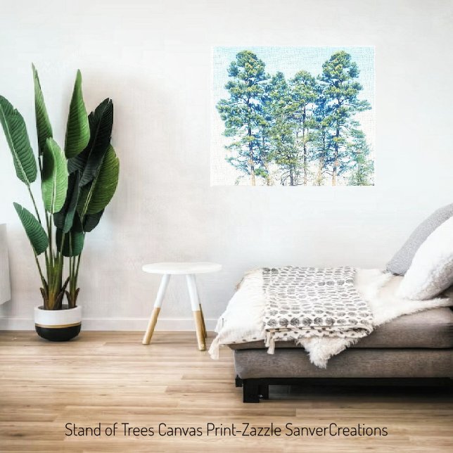 Impressão Em Tela Stand Of Trees (Criador carregado)