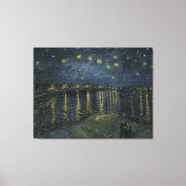 Impressão Em Tela Starry Night Over the Rhone por Vincent Van Gogh