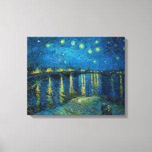 Impressão Em Tela Starry Night Over the Rhône Vincent van Gogh