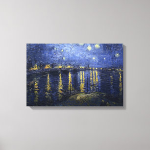 Impressão Em Tela Starry Night por van Gogh