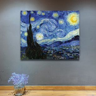 Impressão Em Tela Starry Night por Vincent van Gogh