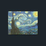 Impressão Em Tela Starry Night por Vincent Van Gogh<br><div class="desc">Vincent Van Gogh está na noite estelar. 1889 Óleo na Canvas. Museu de Arte Moderna,  Nova Iorque</div>