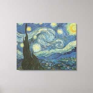 Impressão Em Tela Starry Night por Vincent Van Gogh