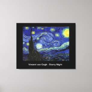 Impressão Em Tela Starry Night, Vincent van Gogh