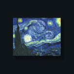 Impressão Em Tela Starry Night Vincent van Gogh Vintage Pintura<br><div class="desc">Vincent van Gogh (holandês, 1853 - 1890) Starry Night, 1889, Oil on canvas Unframed: 73 × 92 cm (28, 7 × 36, 2 pol) Esta pintura mostra a vista da janela virada para leste da sala de asilo de Van Gogh na Santo-Rémy-de-Provence Ele acrescentou uma vila idealizada. Está na coleção...</div>