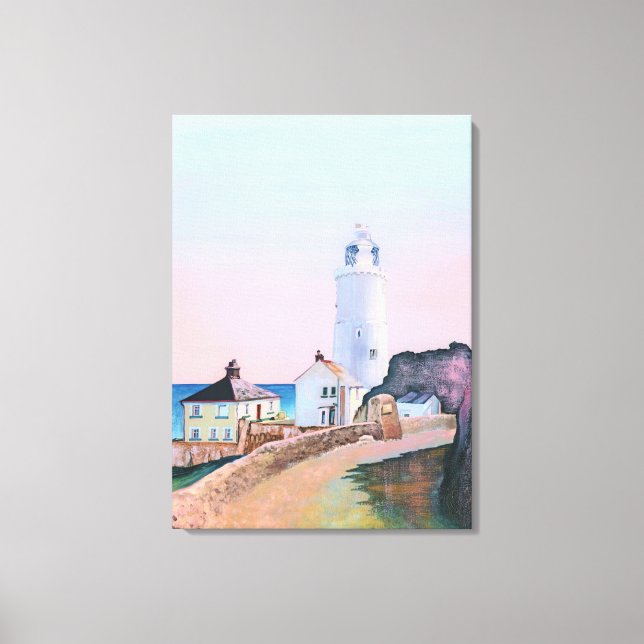 Impressão Em Tela "Start Point Lighthouse" de Gordon Ashton. (Frente)