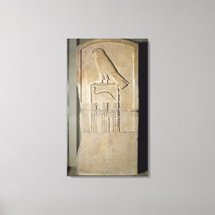 Impressão Em Tela Stela do rei da serpente, c.3000 BC (pedra