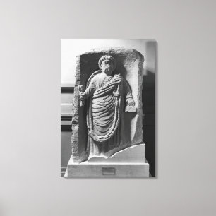 Impressão Em Tela Stela funerário de um notário, de Deux-Sevres
