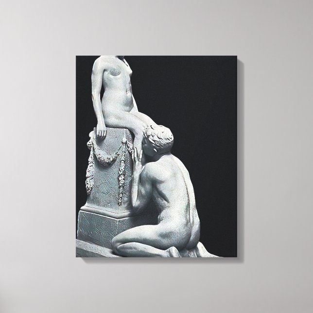 Impressão Em Tela Stephan Sinding - Adoração (1903) (Frente)