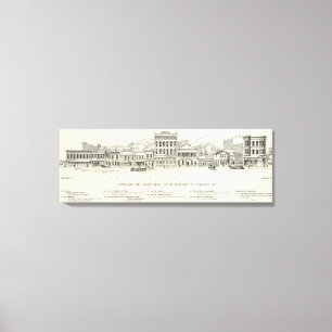 Impressão Em Tela Steuart East side Market and Mission