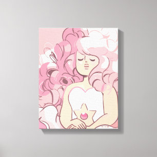 Impressão Em Tela Steven Universe Ilustração de Rosa Quartz