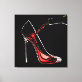 Impressão Em Tela Stiletto e Bar de vinho