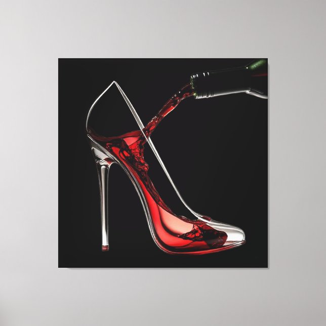 Impressão Em Tela Stiletto e Bar de vinho (Frente)