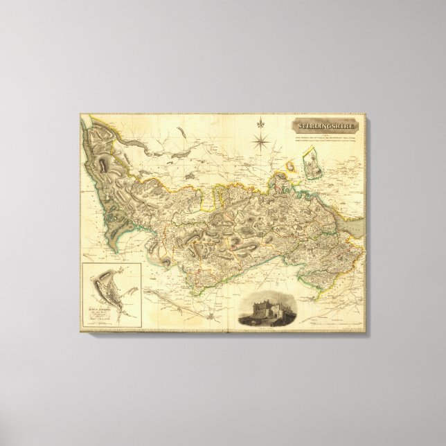 Impressão Em Tela Stirlingshire (Frente)