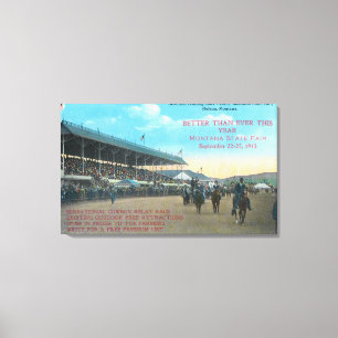 Impressão Em Tela Stock Parade na Montana State FairHelena, MT