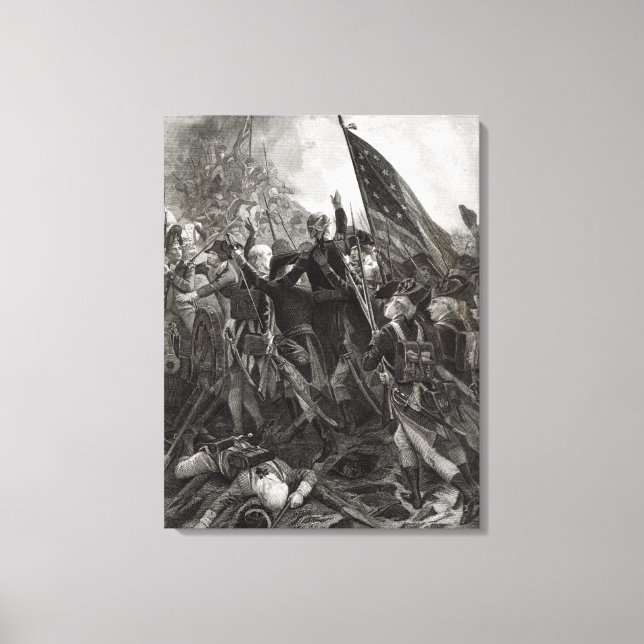 Impressão Em Tela Stony Point, julho de 1779 (Frente)