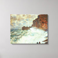 Stormy Weather a Etretat, Rough Sea - Claude Monet