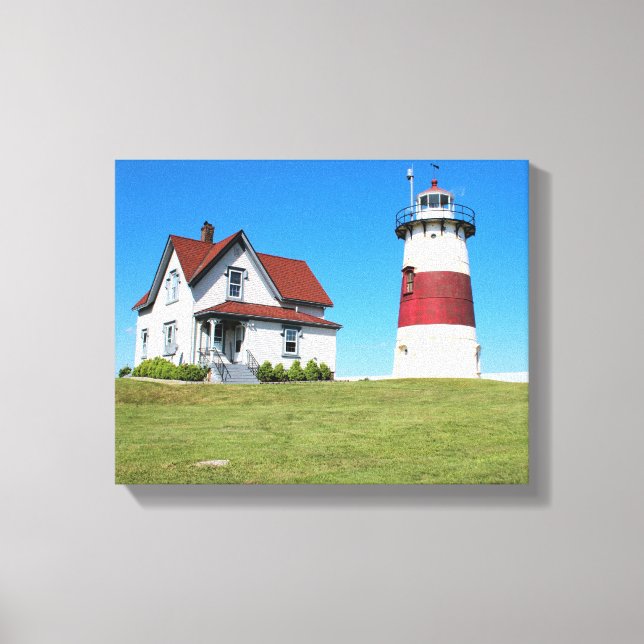 Impressão Em Tela Stratford Point Lighthouse, Connecticut (Frente)