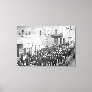 Impressão Em Tela Street Parade em Deadwood, SD Photoshop