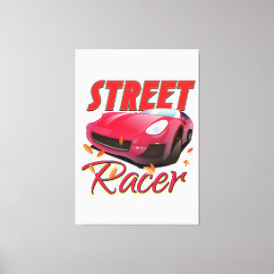Impressão Em Tela Street Racer