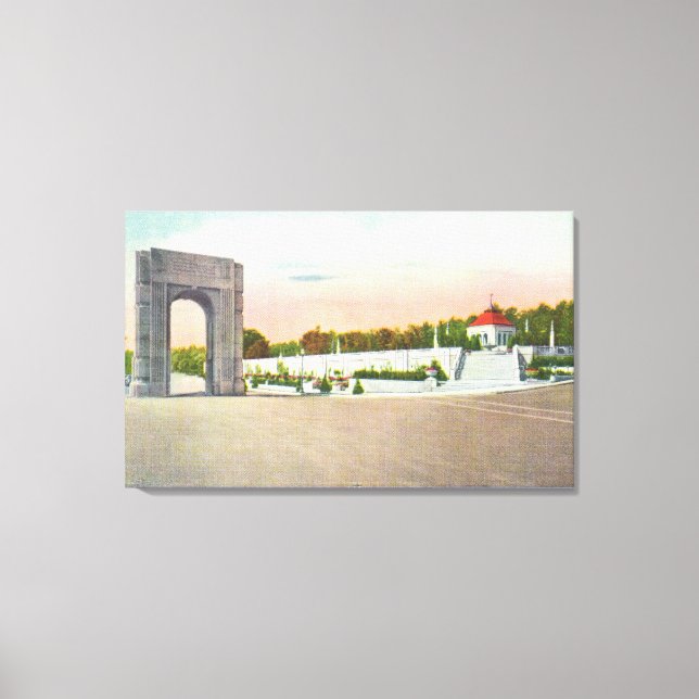 Impressão Em Tela Street View do Clifton Gate (Frente)