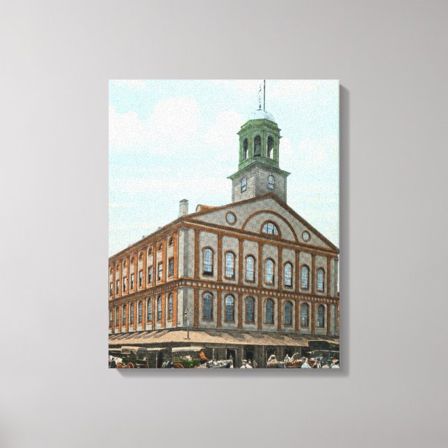 Impressão Em Tela Street View do Faneuil Hall (Frente)