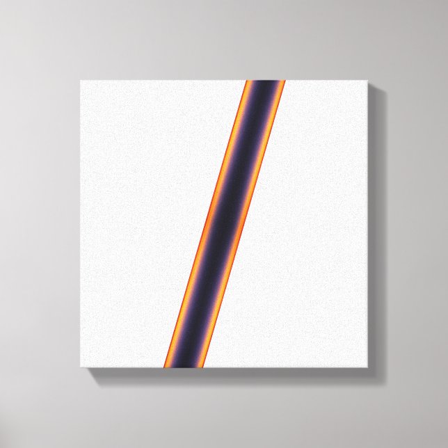 Impressão Em Tela Stripes brancas (Frente)