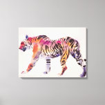 Impressão Em Tela Stripey<br><div class="desc">Stripey (tinta e com c no papel) Adlington Mark / Coleção Privada / Bridgeman Imagens Animais Selvagens Mamíferos Animais Selvagens</div>