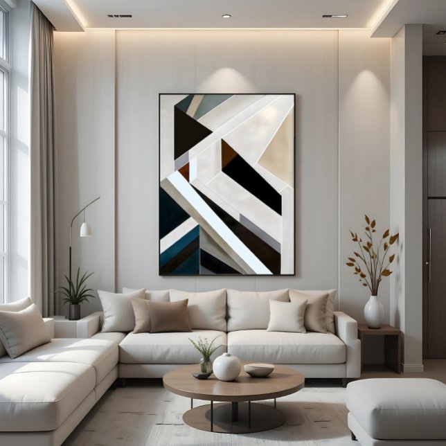 Impressão Em Tela Structural Geometry (Criador carregado)