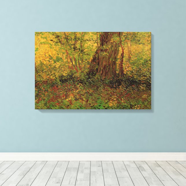 Impressão Em Tela Sub-bosque por Vincent van Gogh (Insitu(piso de madeira))