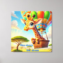 Suba acima do estresse - elevando a girafa