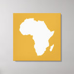 Impressão Em Tela Sudão Brown África Austral<br><div class="desc">O mapa africano traçado em branco com cores contrastantes na paleta "Safari" de Emporio Moffa inspirada pela ousada aventura e natureza selvagem do continente.</div>
