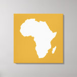 Impressão Em Tela Sudão Brown África Austral<br><div class="desc">O mapa africano traçado em branco com cores contrastantes na paleta "Safari" de Emporio Moffa inspirada pela ousada aventura e natureza selvagem do continente.</div>