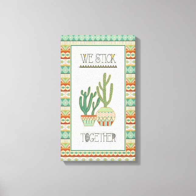 Impressão Em Tela Sudeste Geo VIII | Mantemo-nos unidos (Frente)