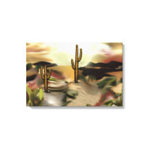 Sudoeste Desert Sunrise Abstrato Art